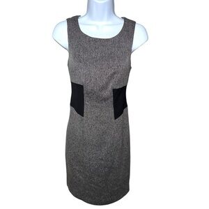 Women’s The Limited Collection Gray/Black Cocktail Midi Sheath Dress - 2